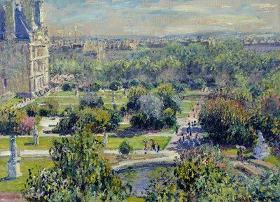 View of the Tuileries Gardens, Paris by Claude Monet
